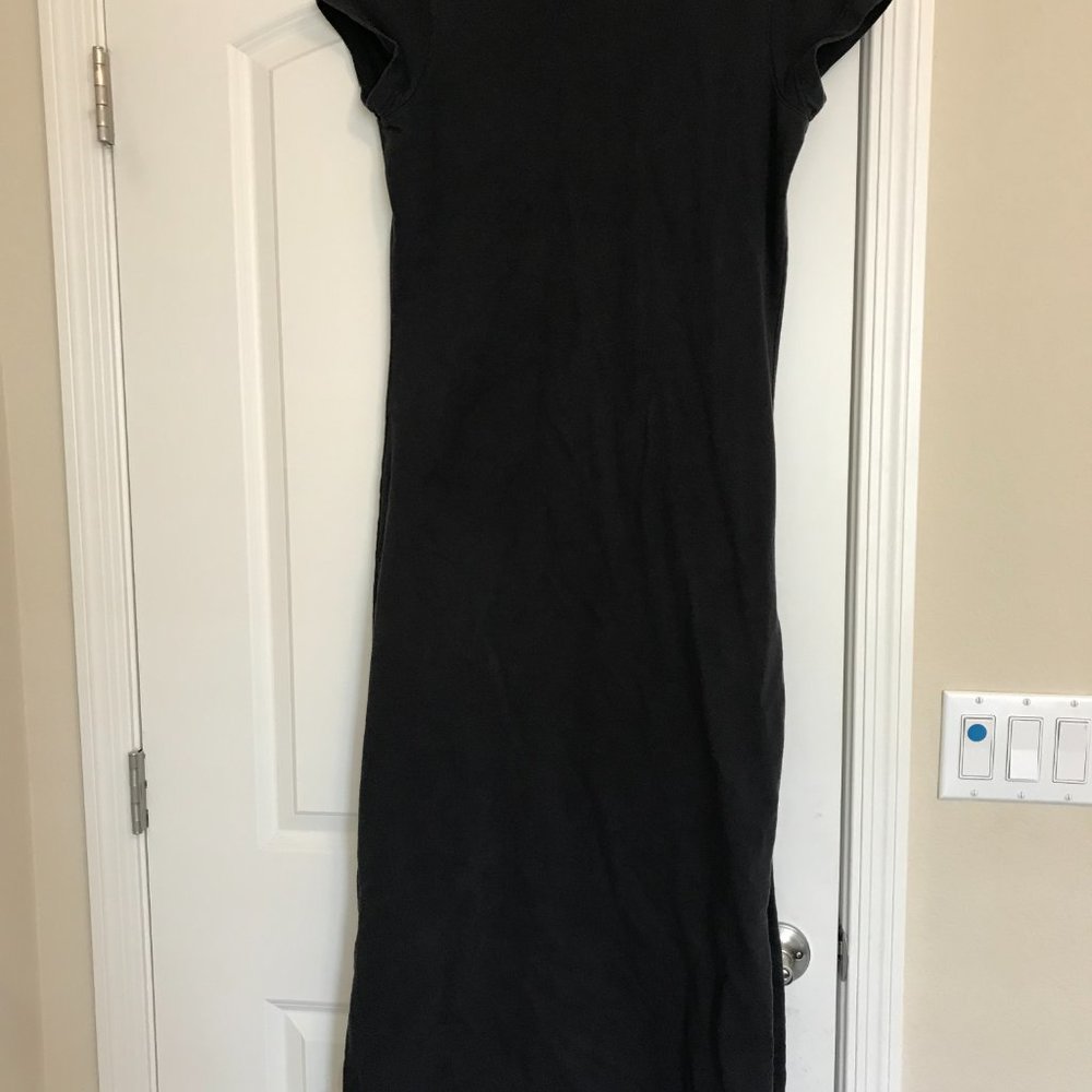 Limited Black Ankle Length T-Shirt Dress